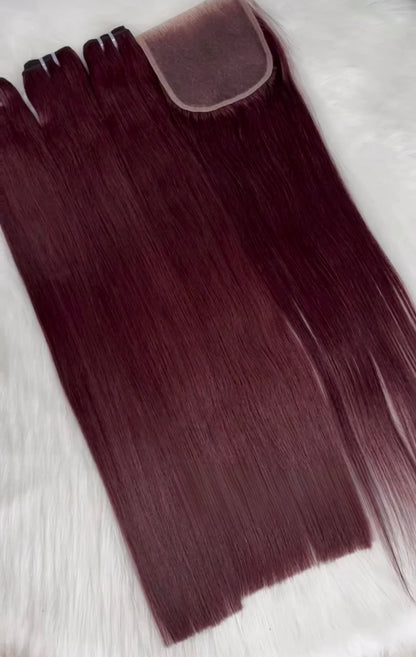 Pre-coloured bundles