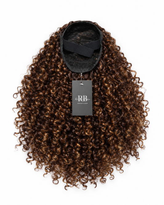 Pre-coloured Curly Halfwigs & v-part/u-part wigs - 300 grams