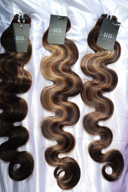 Pre-coloured bundles