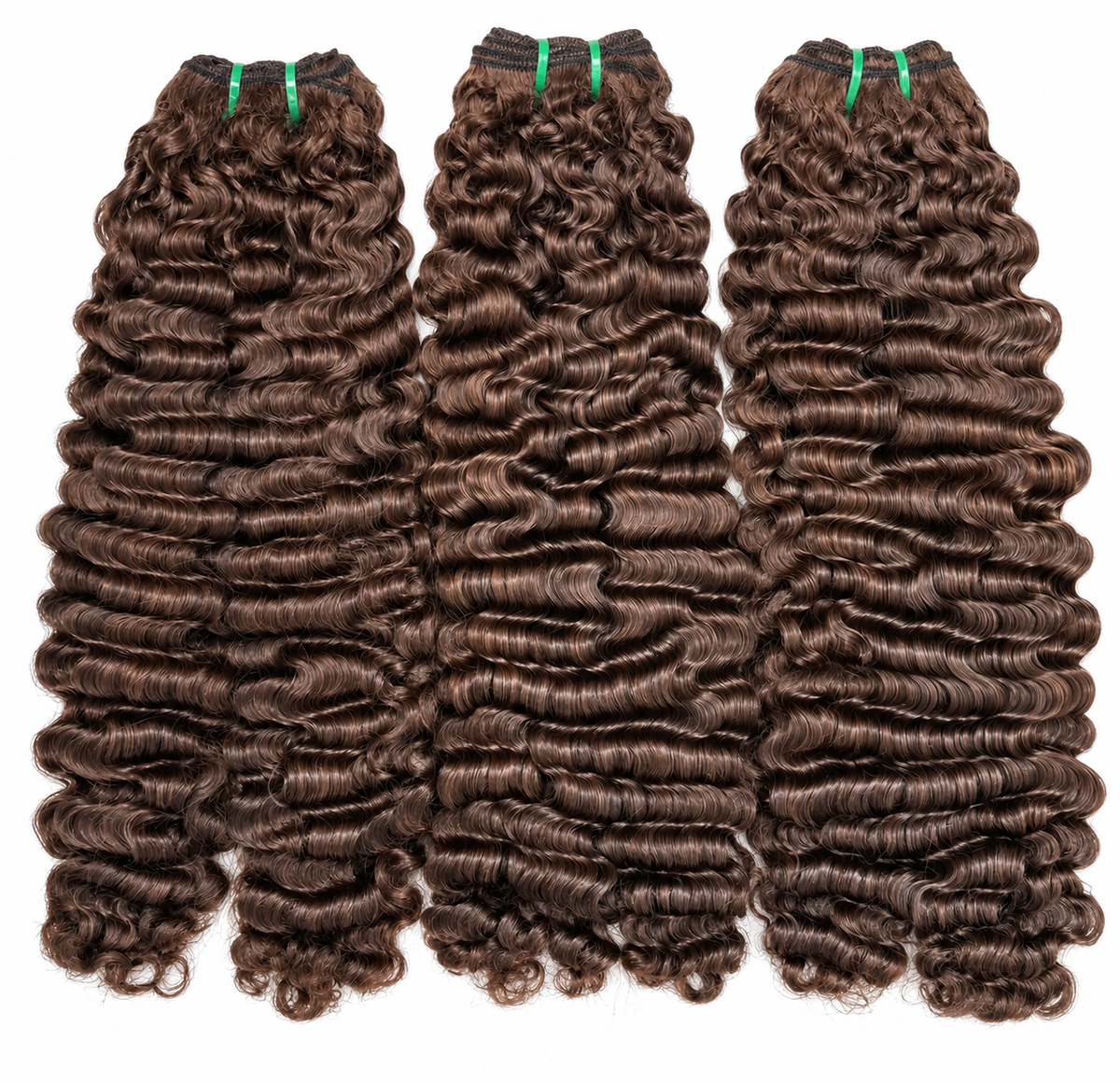 Pre-coloured Curly Bundles