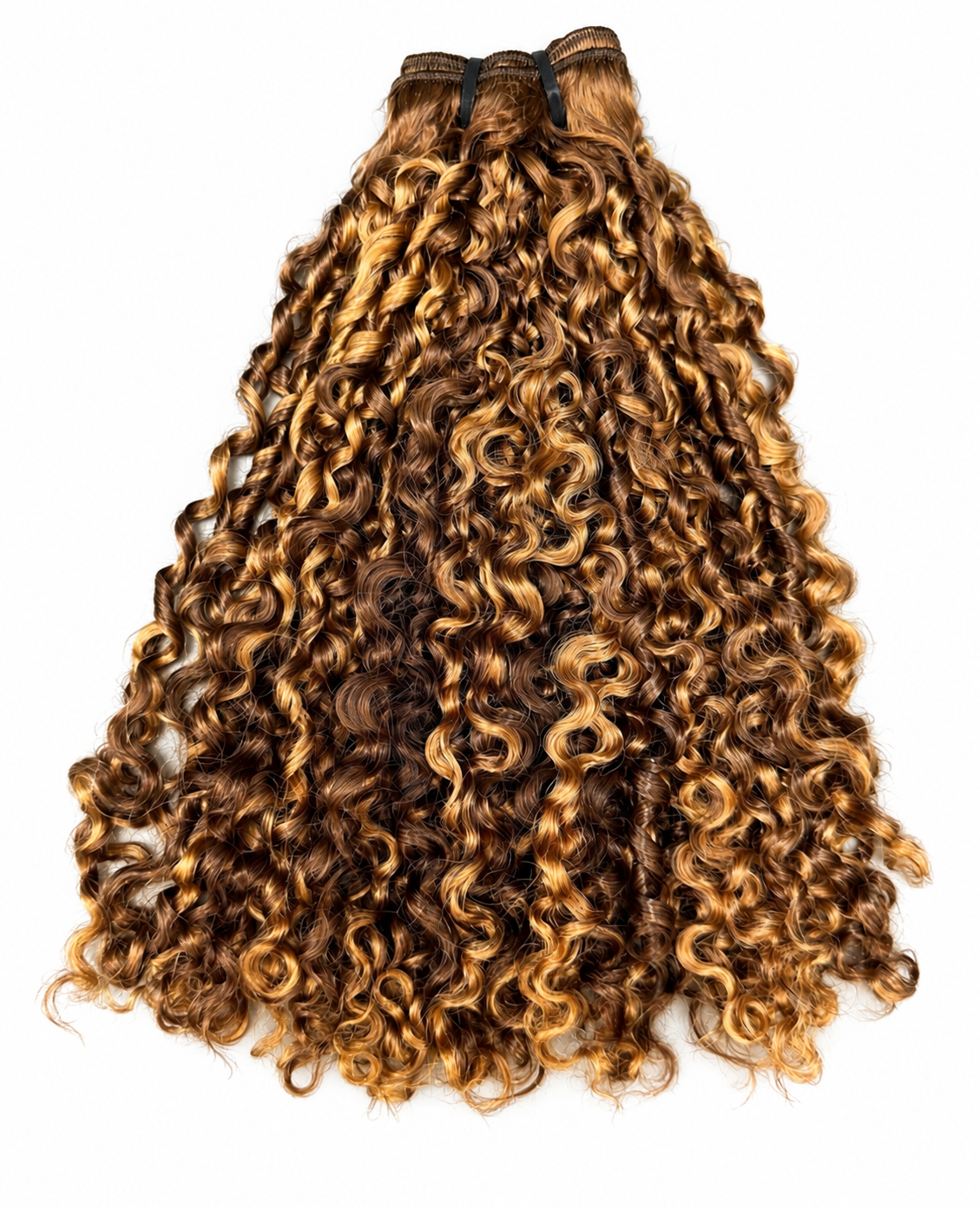 Pre-coloured Curly Bundles